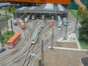 Depot Westerhüsen im Modell