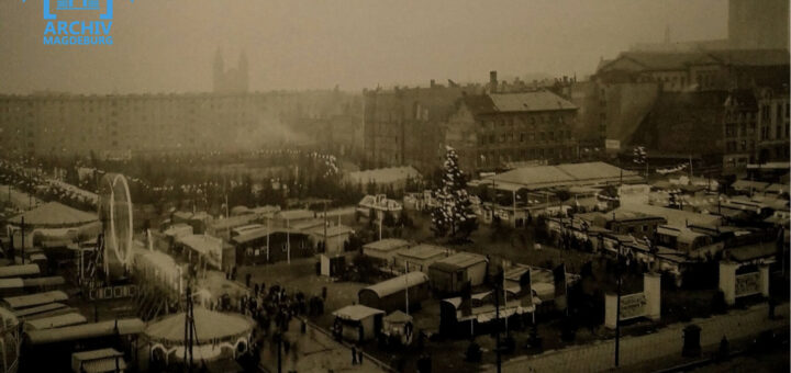 Magdeburger Weihnachtsmarkt der Nachkriegszeit