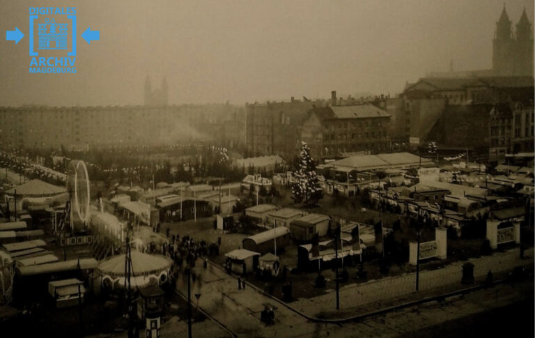 Magdeburger Weihnachtsmarkt der Nachkriegszeit